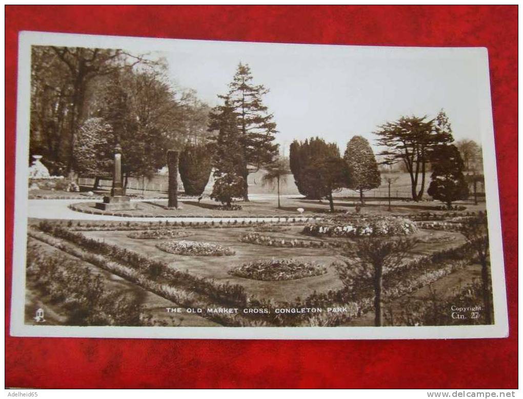 The Old Market Cross, Congleton Park Raphael Tuck Real Photo PC - Altri & Non Classificati