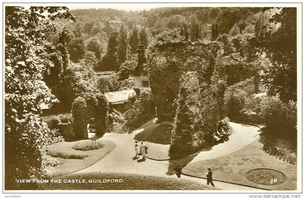 Britain United Kingdom - View From The Castle, Guildford Used Postcard [P129] - Surrey