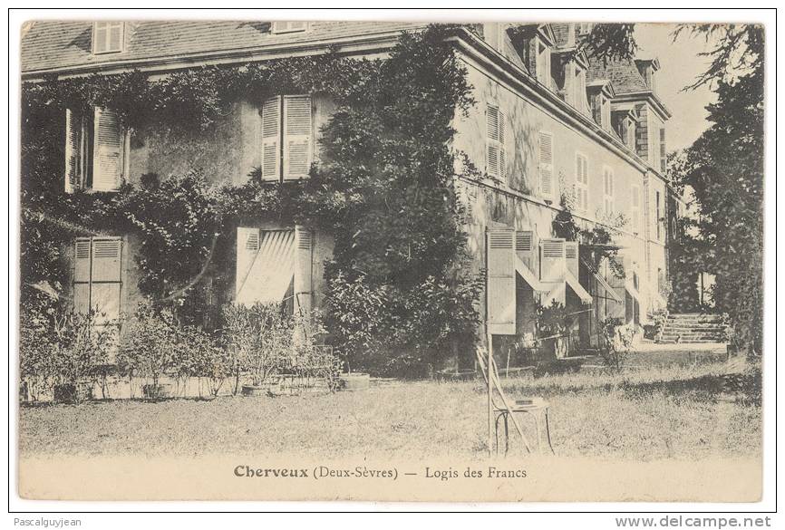 CPA CHERVEUX - LOGIS DES FRANCS - Celles-sur-Belle