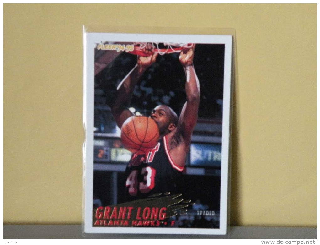 Atlanta Hawks - 94 / 95 ( Carte ) Grant LONG - N.B.A . N° 7 . 2 Scannes - Atlanta Hawks