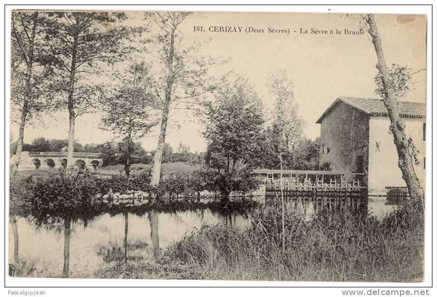 CPA CERIZAY - LA SEVRE A LA BRANLE - Cerizay