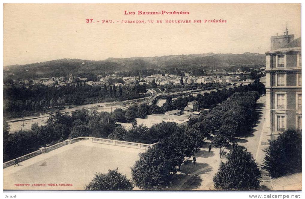 JURANCON - Vu Du Boulevard Des Pyrénées à Pau - - Jurancon