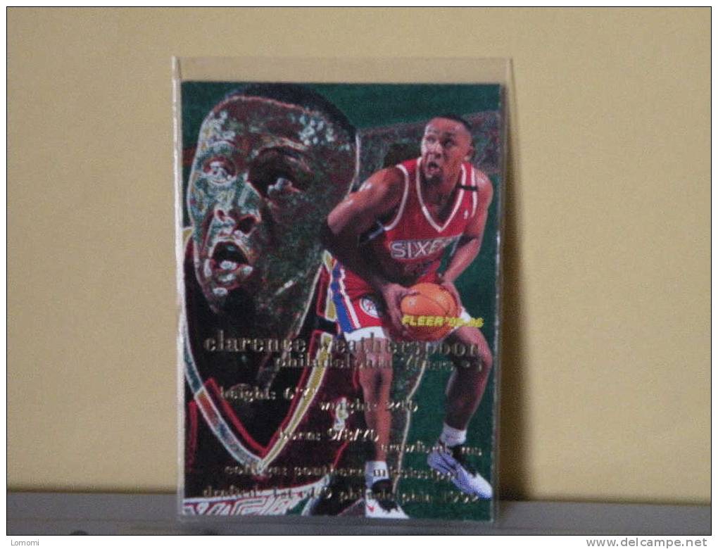 Philadelphia 76 Ers - 93/94/95 ( Carte ) Clarence WEAHERSPOON  - N.B.A . N° 138 . 2 Scannes - Philadelphia 76ers