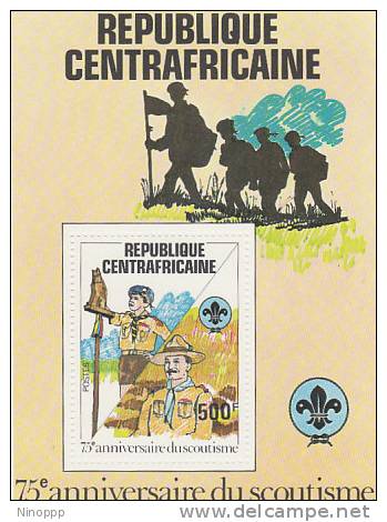 Central Africa-1982 75th Anniversary Of Scouting Souvenir Sheet   MNH - Other & Unclassified