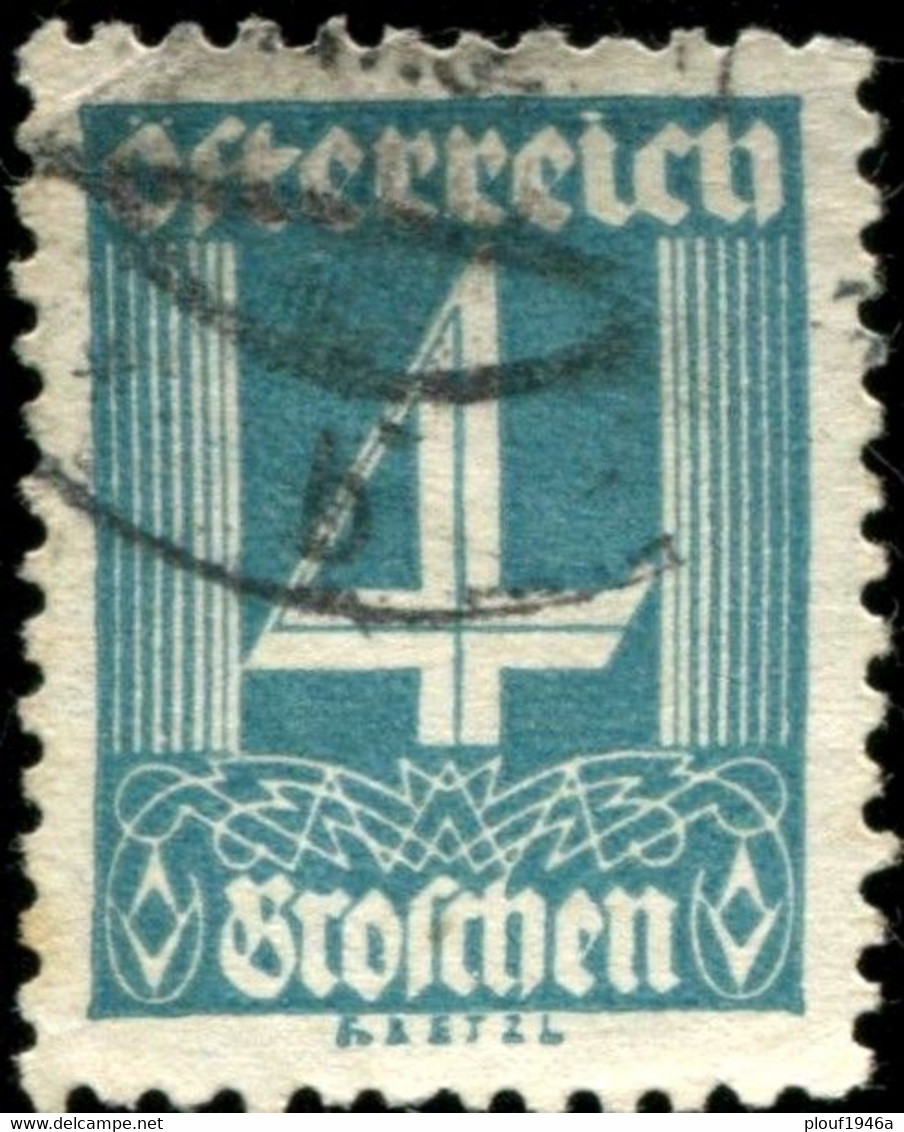 Pays :  49,3 (Autriche : République (1))  Yvert Et Tellier N° :  333  A (o) - Used Stamps