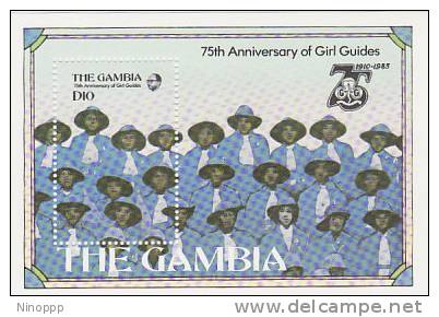 Gambia-1985 75th Anniversary Of Girl Guides Souvenir Sheet    MNH - Other & Unclassified