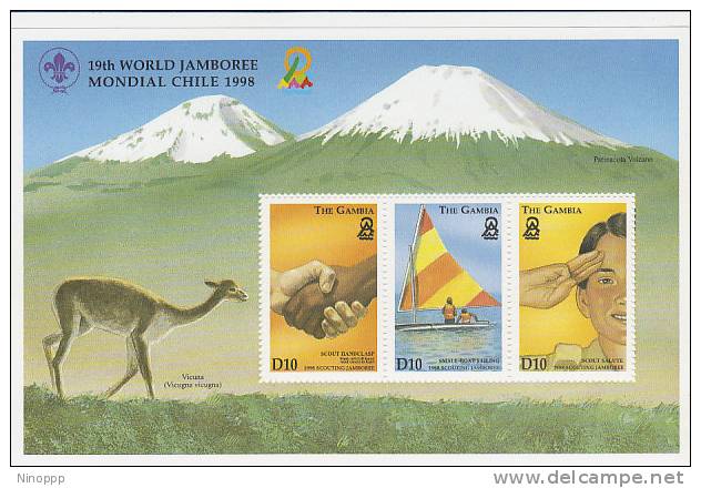 Gambia-1998 19th World Jamboree Mondial Chile Souvenir Sheet   MNH - Other & Unclassified