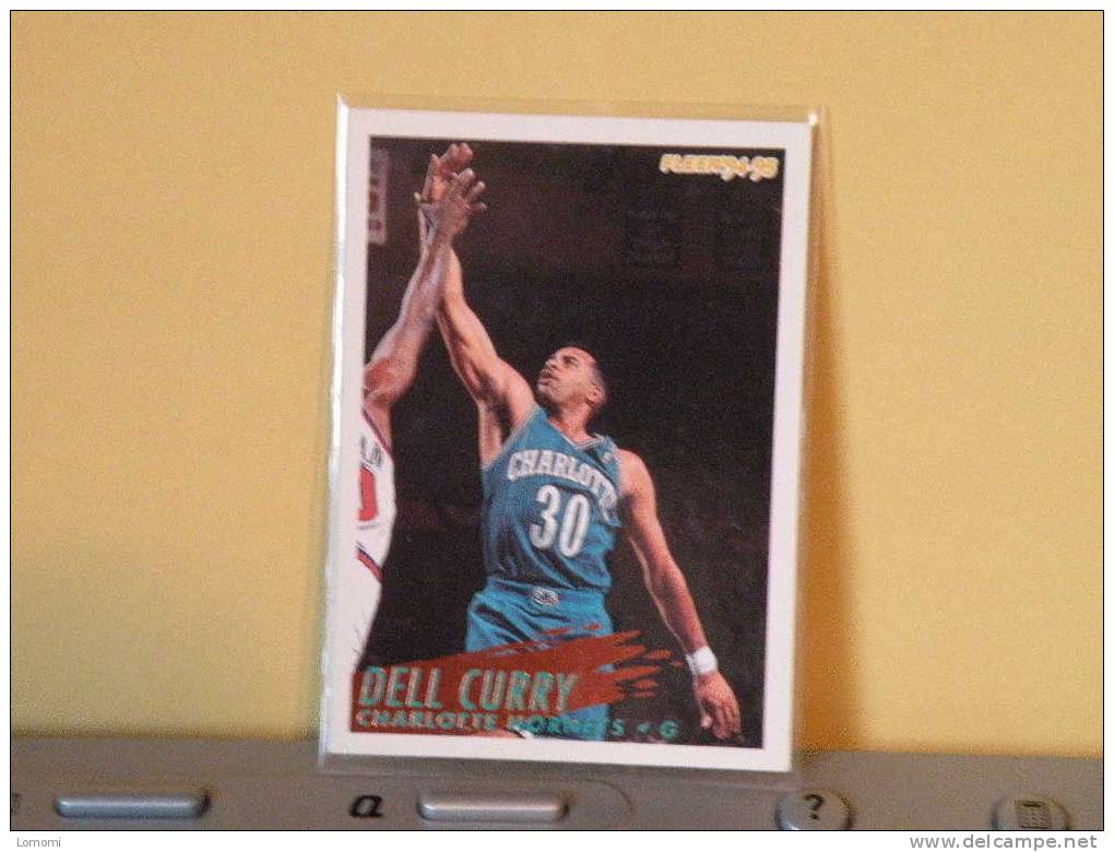 Charlotte Hornets 94/95 ( Carte ) Dell CURRY - N.B.A . N° 23 . 2 Scannes - Charlotte Hornets