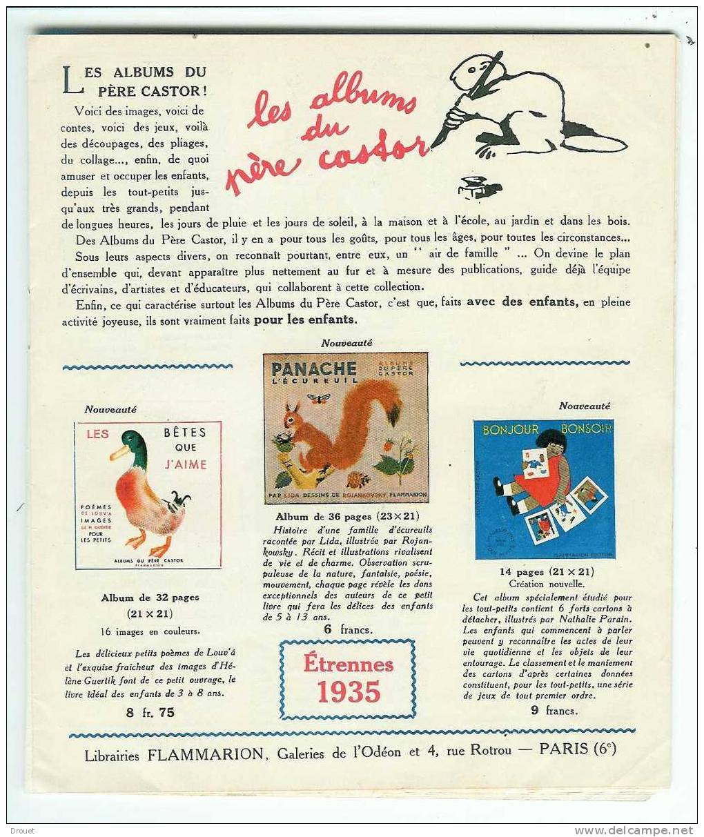 CATALOGUE  DES LIVRES D´ ETRENNES  DE 1935 - Publicités