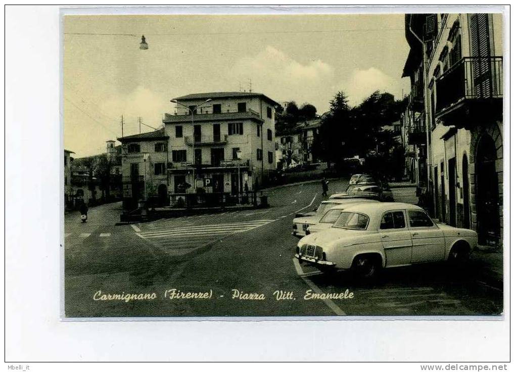Prato Carmignano 1950c Auto Renault Dauphine ? - Splendida - Prato