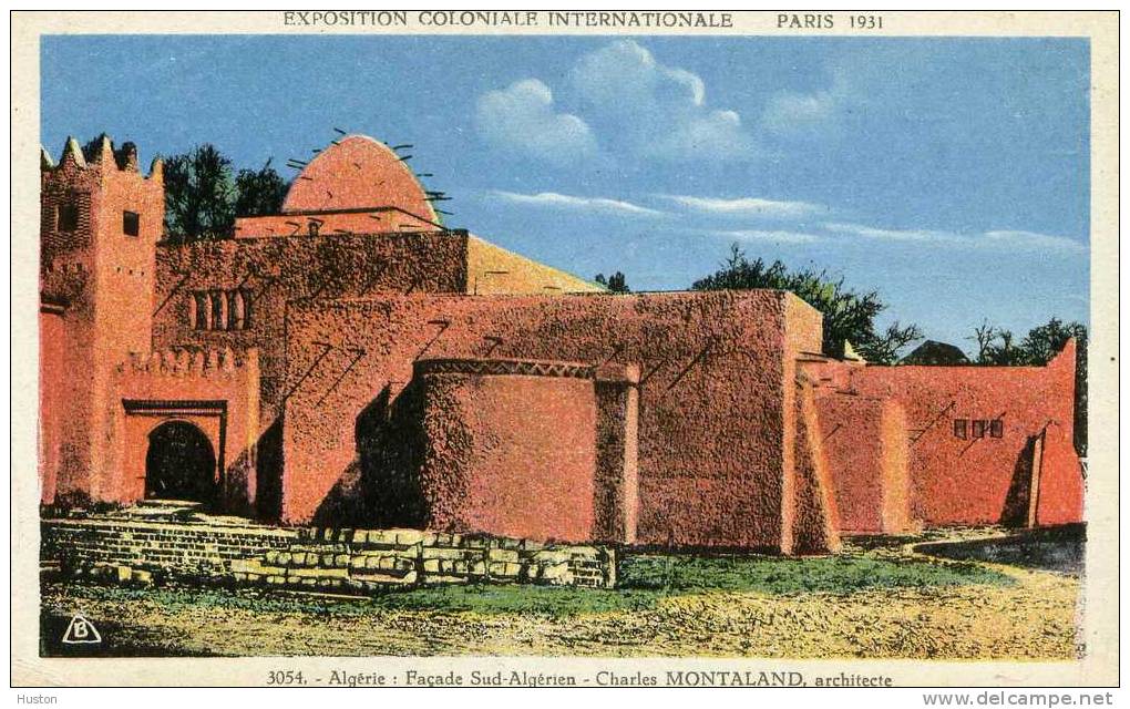 ALGERIE -  Façade Sud Algérien - Exposition Coloniale Paris 1931 - Sonstige & Ohne Zuordnung