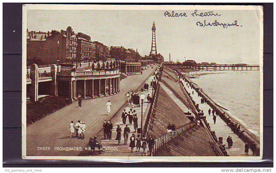 Promenade Blackpool 1937 - Blackpool