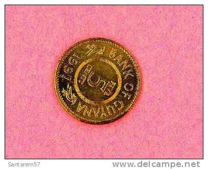 Pièce Monnaie Moeda Coin Moneda 5 Cents GUYANA - Otros – América