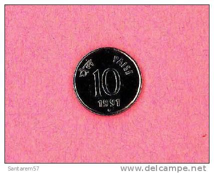 Pièce Monnaie Moeda Coin Moneda 10 Paisé INDE INDIA 1991 - Inde