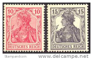 British Propaganda Stamps Of WWI Michel #4-5 Mint Never Hinged - Neufs