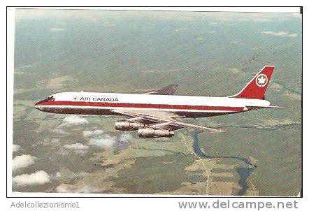 33077)cartolina Illustratoria Air Canada - Aereo In Volo - Moderne Kaarten