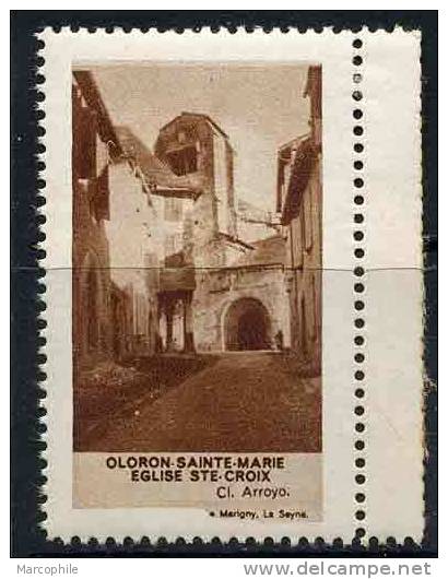 OLORON SAINTE MARIE - 64 - PYRENEES ATLANTIQUES / VIGNETTE ILLUSTREE - Tourism (Labels)