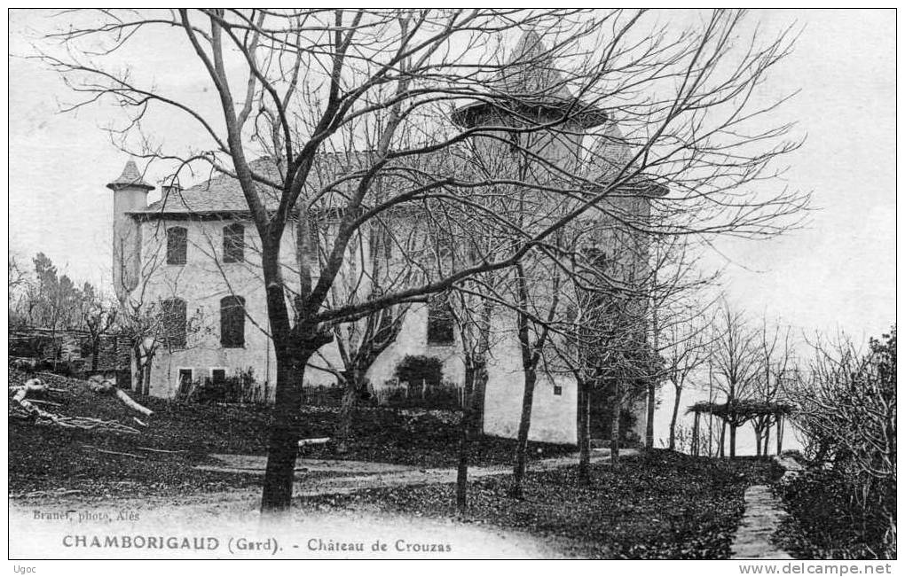 CPA -30 - -CHAMBOROGAUD - Château De Crouzas  501 - Chamborigaud