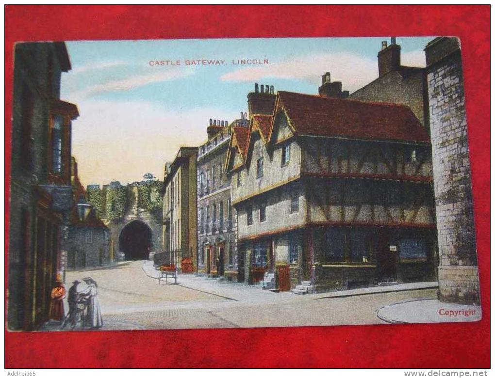 C 1910 Castle Gateway Lincoln - Autres & Non Classés