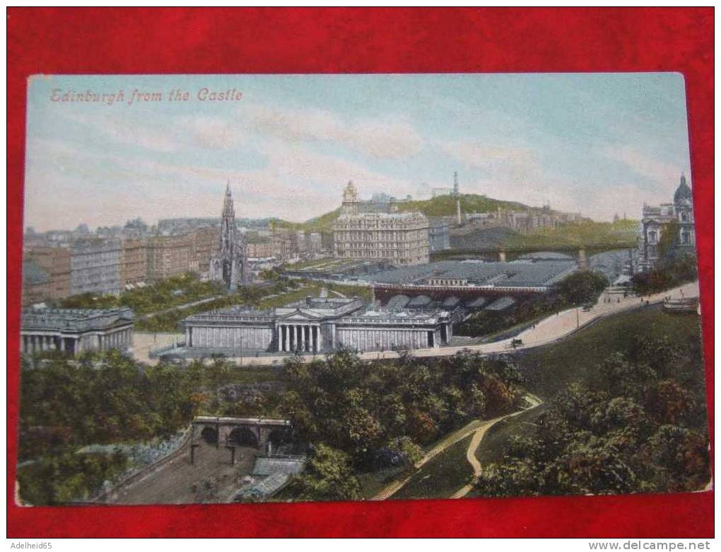 C 1910 Edinburgh From The Castle The Valentine - Midlothian/ Edinburgh