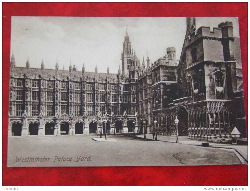 1914 Westminster Palace Yard Frith 578 - Houses Of Parliament