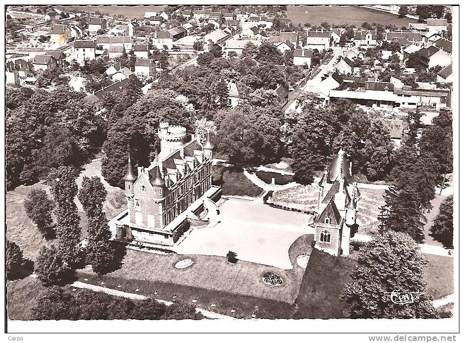 SAINT-FLORENT-sur-CHER. - Le Chateau - Vue Aérienne. - Saint-Florent-sur-Cher