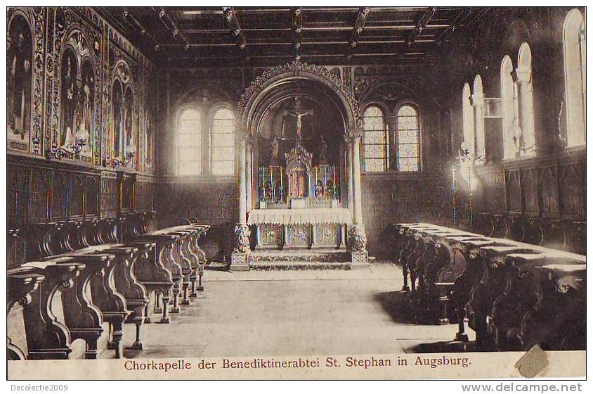 Z5155 Germany Bavaria Augsburg St Stephan Kirche Circulated - Augsburg