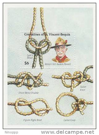 St Vincent-Bequia-Baden Powell Souvenir Sheet   MNH - Other & Unclassified