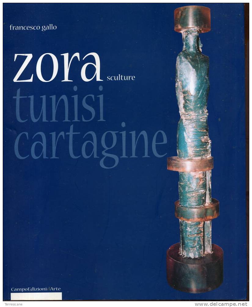 X ZORA SCULTURE TUNISI CARTAGINE GALLO CAMPO - Arte, Antigüedades