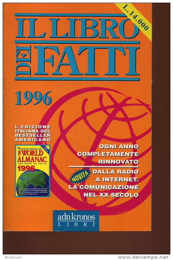 X STAMPA ED EDITORIA	IL LIBRO DEI FATTI 1996	Vv	Adnkronos - Société, Politique, économie