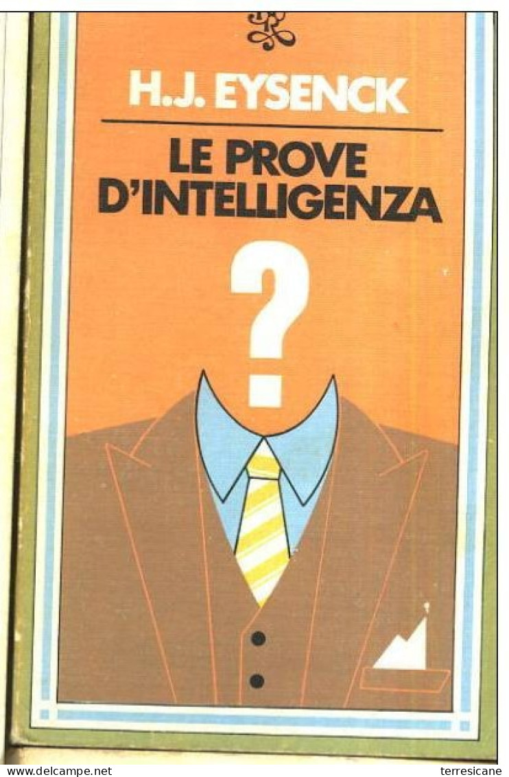 LE PROVE D’INTELLIGENZA	EYSENCK	RIZZOLI - Matematica E Fisica