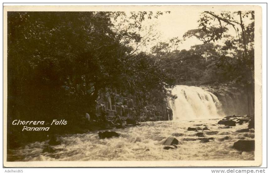 Echte Foto Vraie Photo Real Photo Ca 1900 Panama Chorrera Falls Chutes - Panama