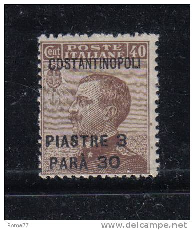 SS1301 - COSTANTINOPOLI , Sassone N. 78   *** - Europese En Aziatische Kantoren