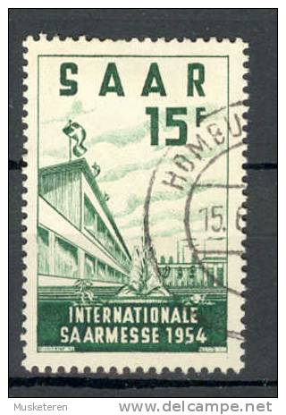 Saar 1954 Mi. 348  15 Fr Internationale Saarmesse Saarbrücken - Usados