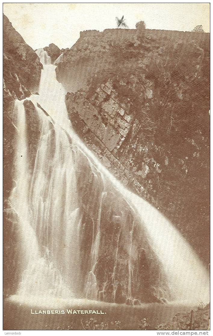 Britain United Kingdom - Llanberis Waterfall Old Used Postcard [P166] - Caernarvonshire