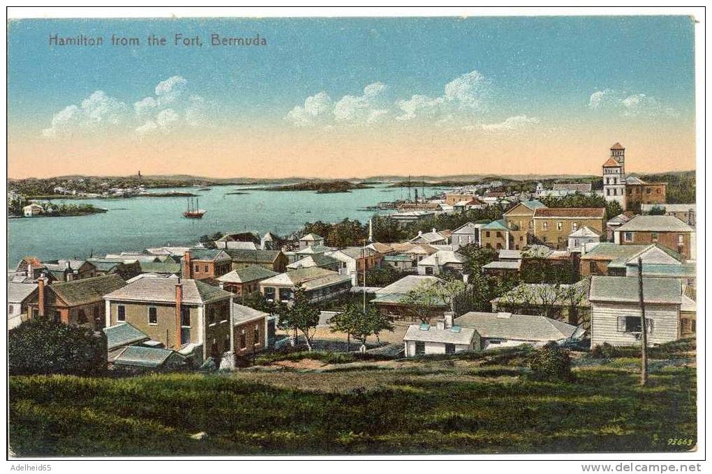 C 1910 Hamilton From The Fort, Bermuda Ed. Wm. Weiss, Hamilton - Bermuda