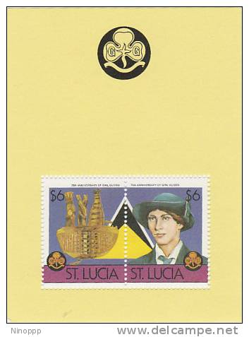 St.Lucia-1986 75th Anniversary Of Girl Guides Souvenir Sheet   MNH - Other & Unclassified