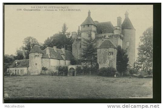 23 CHENERAILLES /  Château De Villemonteix   / - Chenerailles