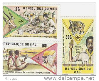 Mali-1981 4th African Scout Jamboree Set   MNH - Other & Unclassified