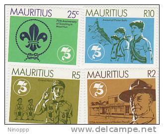 Mauritius-1982 70th Anniversary Of Scouts In Mauritius   MNH - Other & Unclassified