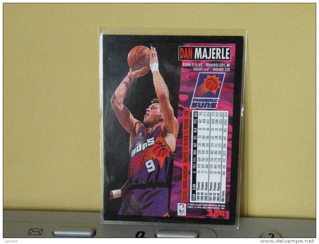 PHOENIX SUNS, 94/95- Carte  Basketball - Dan MAJERLE - N.B.A . N° 184. 2 Scan - Phoenix Suns