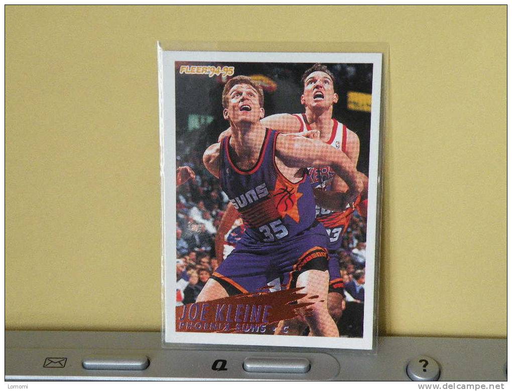PHOENIX SUNS, 94/95- Carte  Basketball - JOE KLEINE - N.B.A . N° 183. 2 Scan - Phoenix Suns