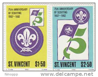 St Vincent-1982 75th Anniversary Of Scouting      MNH - Other & Unclassified