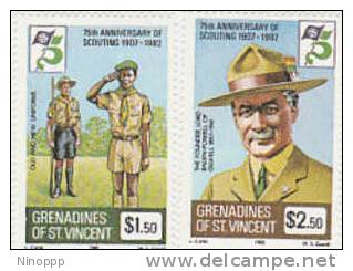 St Vincent Grenadines-1982 75th Anniversary Of Scouting Set  MNH - Other & Unclassified