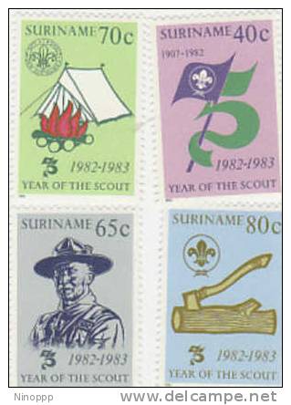 Surinam-1983 75th Anniversary Of Scouting Set MNH - Other & Unclassified