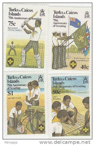 Turks & Caicos-1982 75th Anniversary Of Scouting   MNH - Other & Unclassified