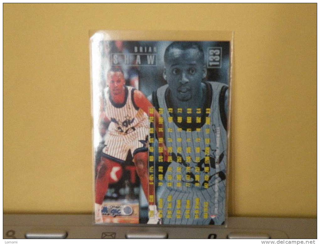 *Orlando Magie, 94/95- Carte  Basketball - BRIAN SHAW - N.B.A . N° 133. - Orlando Magic