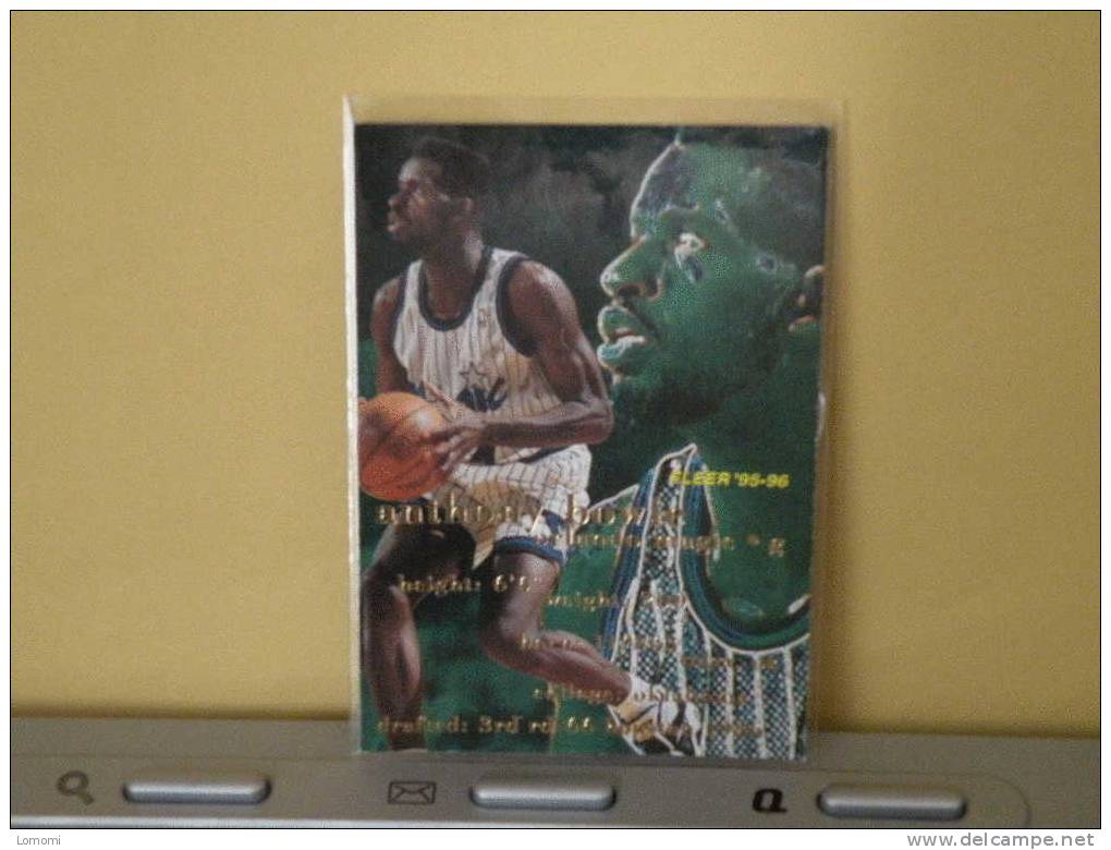 *Orlando Magie, 94/95- Carte  Basketball - Anthony Bowie - N.B.A . N° 127. 2 Scan - Orlando Magic