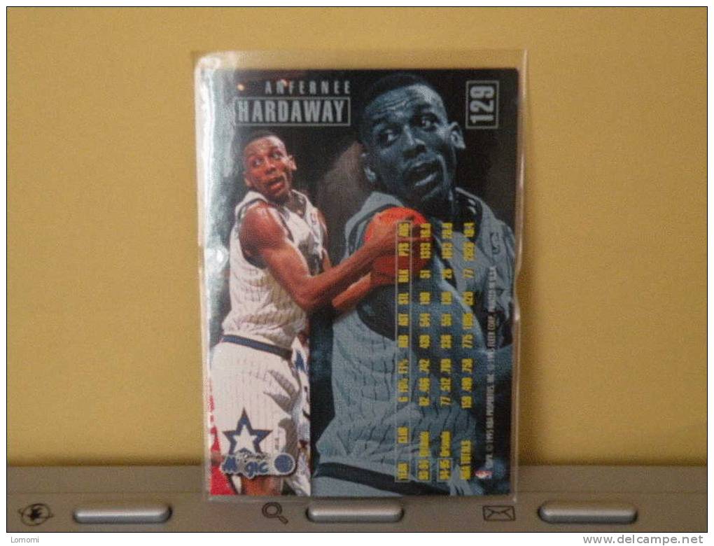 *Orlando Magie, 94/95- Carte  Basketball - Anfernée HARDAWAY - N.B.A . N° 129. 2 Scan - Orlando Magic