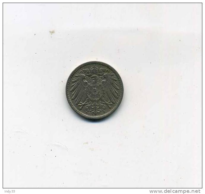 - ALLEMAGNE 1871/1918 .  5  PFENNIG  1913 - 10 Pfennig